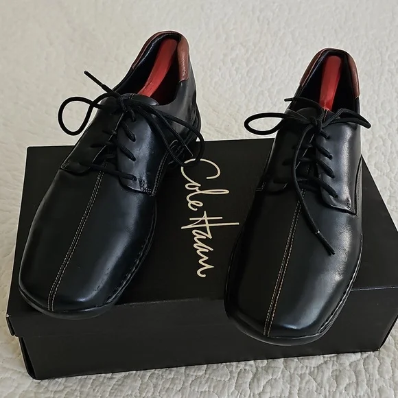 Cole Haan Men's Zeno Lace II Oxford Black Shoes 9.5 M - Picture 1 of 15